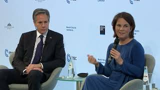 Secretary Blinken in a moderated discussion with German Foreign Minister Annalena Baerbock [upl. by Feola367]