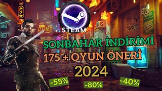 Steam Sonbahar İndiriminden En İyi 175  Oyun Önerisi 2024 [upl. by Jaquiss524]