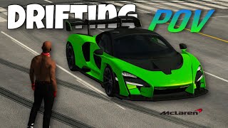 Drifting Mclaren Senna POV in City  Car Parking Multiplayer [upl. by Aknayirp]