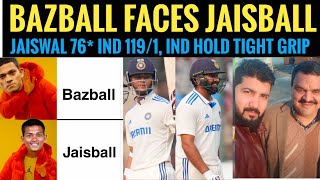 JAISBAll for ENGLAND Jaiswal 76 take India to 1191 in response of EN 246 India hold tight grip [upl. by Hound]