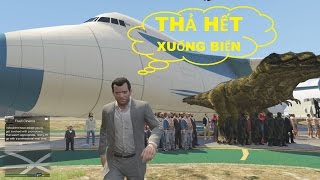 GTA 5 Mod  Máy bay Cargo Plane Chở Được Bao Nhiêu Người Trong GTA V [upl. by Novyar815]