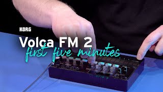 Get started with the Volca FM 2  your first five minutes [upl. by Eeniffar]