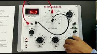 AE 652B Measurement of Capacitance using Schering Bridge [upl. by Ellinet]