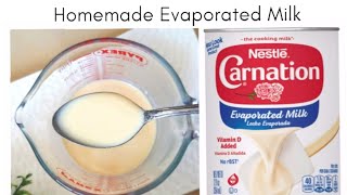 HOW TO MAKE EVAPORATED MILK [upl. by Iroj]