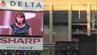 Natalie Weiss  National Anthem at Shea Stadium [upl. by Lose]