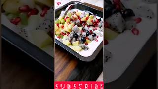 Fruit raita recipe😋shorts youtubeshorts [upl. by Imotas]