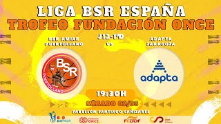 LIGA BSR ESP TROFEO FUND ONCE  1Âª DIV 2324  J12  BSR AMIAB PUERTOLLANO  ADAPTA ZARAGOZA [upl. by Hughett609]