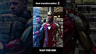 Cringe transformation vs real transformation shorts marvel [upl. by Siol]