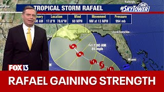 Tropical Storm Rafael approaching hurricane strength [upl. by Zachary335]