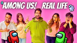 AMONG US IN REAL LIFE WITH MY FRIENDS  Rimorav Vlogs [upl. by Adalbert]