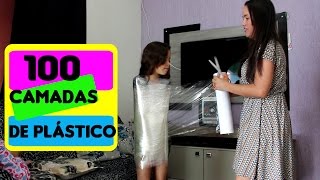 100 CAMADAS DE PLASTICO FILME [upl. by Llenaj830]