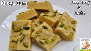 Khoya Burfi Recipe  Khoya Barfi  Diwali Special Sweet Recipe  Easy 15 Minutes Khova Burfi [upl. by Varien]