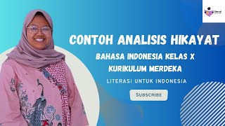 Contoh Analisis Teks Hikayat Kelas X Bahasa Indonesia [upl. by Nivle]