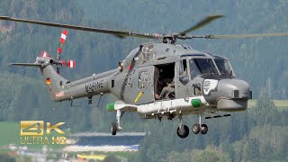 Westland WG13 Lynx Mk88 German NAVY 8315 arrival Airpower 2024 AirShow Zeltweg Air Base LOXZ [upl. by Cote]