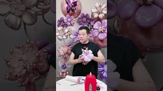 balloon flowers suitable for beginners  MeyiaArtBalloon  balloon [upl. by Merv]