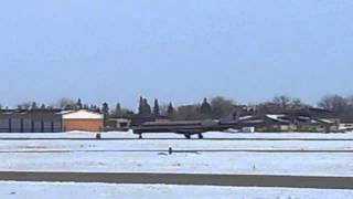 American Eagle EMB145 Takeoff Fargo ND [upl. by Aleahpar]