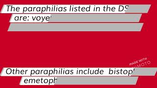 What is Paraphilic Disorder [upl. by Nealon]