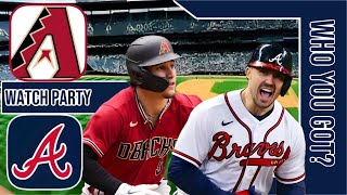 Arizona Diamondbacks vs Atlanta Braves  Live Play by Play amp Reaction Stream  MLB 2024 Game 8 [upl. by Htebiram]