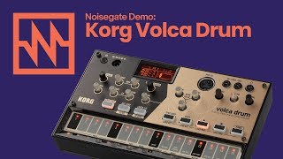 KORG Volca Drum Performance Demo [upl. by Eanyl190]