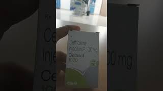 Injection ceftroxone 1gm [upl. by Ettegdirb48]