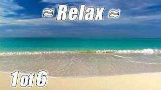 1 RELAXING Ocean Sounds 1 CARIBBEAN BEACHES DVD Most Relax Beach Video No Music Noises HD [upl. by Noraa]