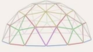 Geodesic Dome Greenhouse  Part 3  Strut Construction [upl. by Nnayelhsa]