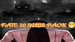 FATE 50 SUBS PACK 😁 I STICK NODES PRO [upl. by Ayirp]