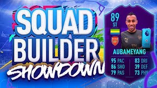 FIFA 19 SQUAD BUILDER SHOWDOWN PLAYER OF THE MONTH AUBAMEYANG 89 Rated Auba Vs Itani [upl. by Crissy307]