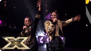 Acacia amp Aaliyah sing Act Your Age  Live Shows Week 5  X Factor UK 2018 [upl. by Ritter]