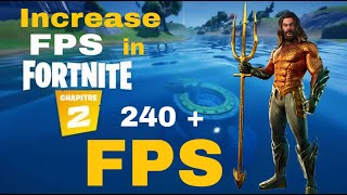 How to boost FPS in Fortnite chapter 2  Increase FPS [upl. by Kramnhoj]