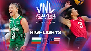 🇧🇬 BUL vs 🇺🇸 USA  Highlights  Week 2  Womens VNL 2024 [upl. by Ashelman]