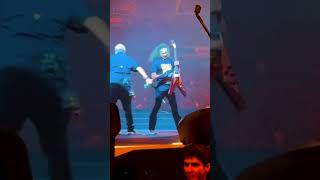 KIRK HAMMETT SLAMS HIS GUITAR ON THE STAGE LIVE 2024 METALLICA shorts [upl. by Nabe]