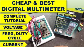 343 How to Use Digital Multimeter  Proskit MT1232 Digital Auto Range Multimeter [upl. by Annahahs]