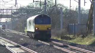 WCML Freight Action at Acton Bridge 7316 [upl. by Ydaj]