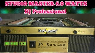 Studio Master super power Amplifier 6000 watts for Dj System [upl. by Nosae]