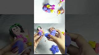 Polymer Clay Miniature Flowers  Easy DIY Polymer Clay PolymerClay MiniatureFlowers diycrafts [upl. by Mathia]