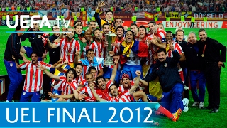 2012 UEFA Europa League final highlights  AtléticoAthletic Bilbao [upl. by Yorgen803]