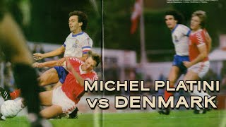 Michel Platini vs Denmark  Better than Michael Laudrup [upl. by Repard]