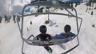 Riding The Ski Lift at Solitude Mountain Resort [upl. by Zul347]