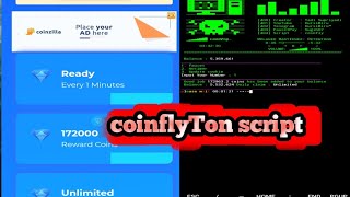 coinflyTon website script for Auto claim faucet [upl. by Daphna]