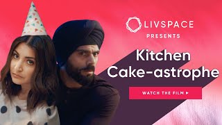 Kitchen Cake Catastrophe ft Virat Kohli and Anushka Sharma  Livspace [upl. by Fabriane798]