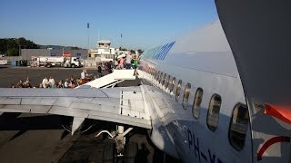 Full Flight Transavia Boeing 737700 From Bergerac To Rotterdam The Hague Airport [upl. by Asennav]