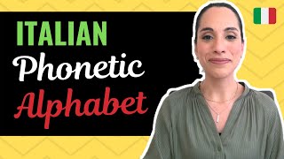 Italian Alphabet Pronunciation how to SPELL words in Italian with the Italian Phonetic Alphabet [upl. by Silin640]