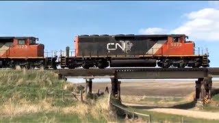 CN 5272 and its unique horn  May 2012 [upl. by Claude]