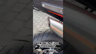 KTM Duke 790 2023 Stock Exhaust [upl. by Petula804]