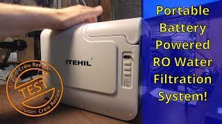 A battery powered reverse osmosis water filtration system  Review [upl. by Maroj]