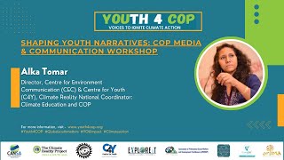 Shaping Youth Narrative Media amp Communication reporting from COP [upl. by Yendirb]