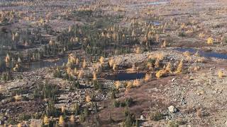 Flying over northern Quebec Caribou hunting [upl. by Naloc]