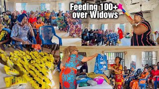 OUR ANNUAL SACRIFICE  HOSTING 100 WIDOWS  WIDOW’s CHRISTMAS PARTY [upl. by Aleik144]