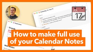 How to make full use of Calendar Notes [upl. by Carothers308]